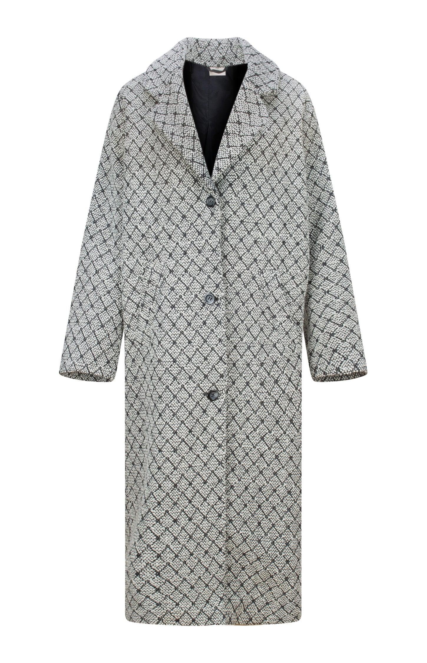 Long ivory outlet coat