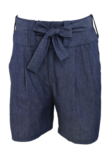 Navy Denim Baggy Shorts