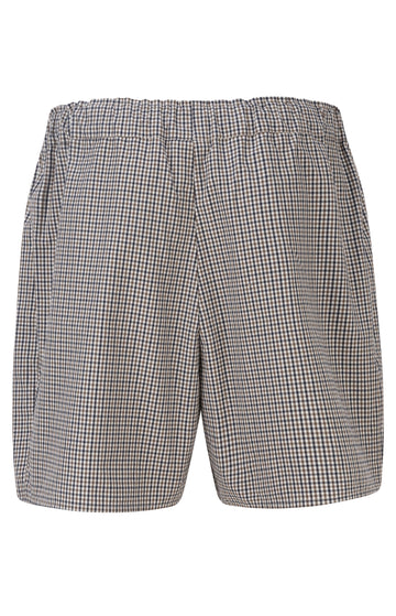 Checked Cotton Shorts