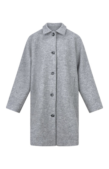 Light Grey Wool Coat