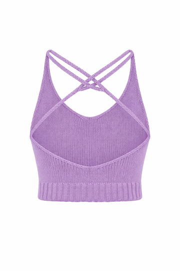 Jasmin Cropped Knit Tank Top