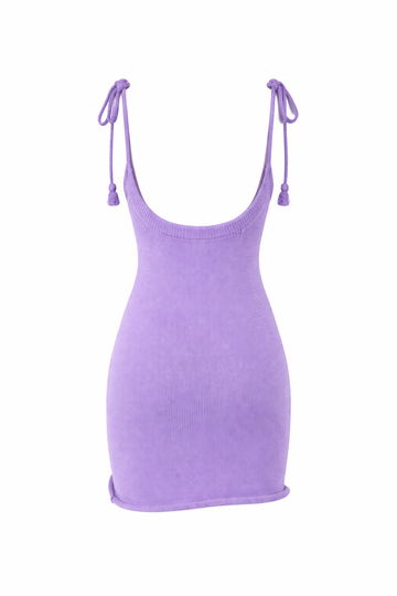 Jasmin Fitted Knit Dress With Scooped Back