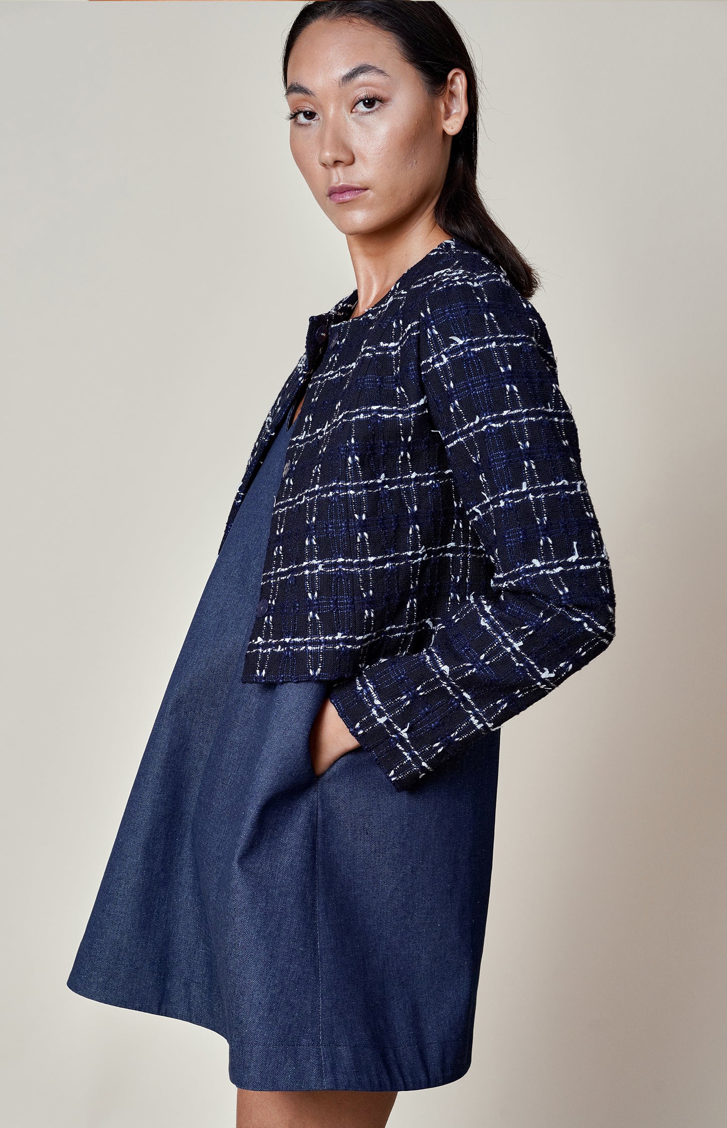 ジャケット・アウター raughlow cocoon tweed jaket(navy) CHARLES RIVER - New Englander Rain Jacket – Southern