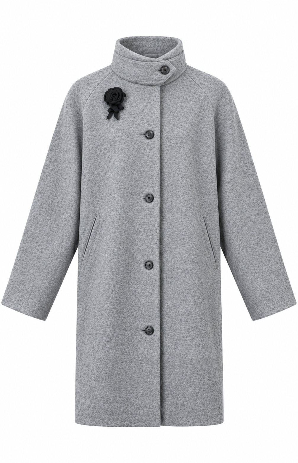 Light Grey Wool Coat