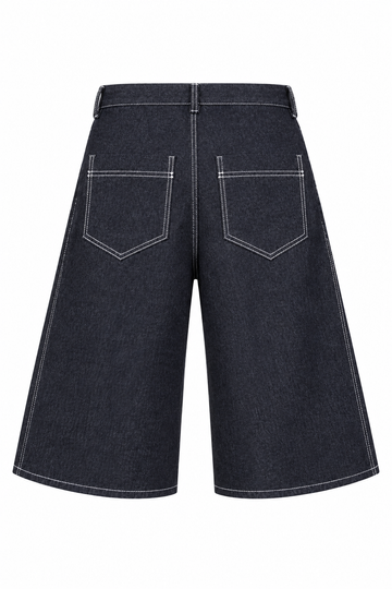 Dark Unwashed Denim Jorts