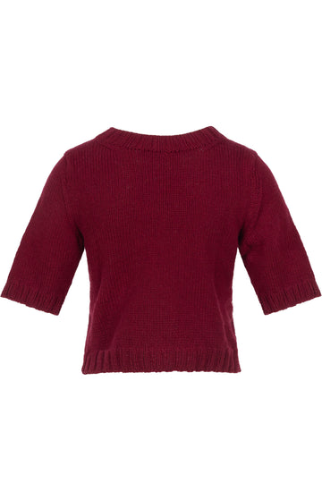 Burgundy Cashmere Top