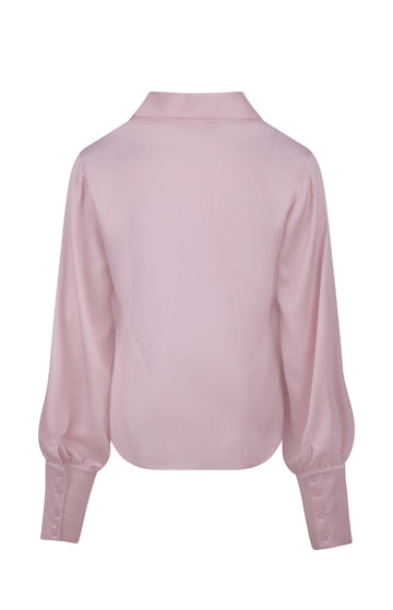 Blush Hammered Silk Shirt