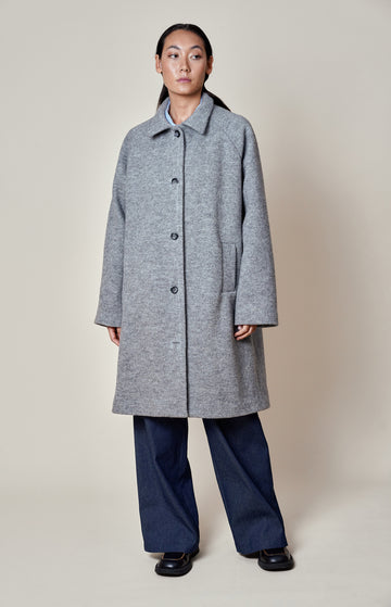 Light Grey Wool Coat