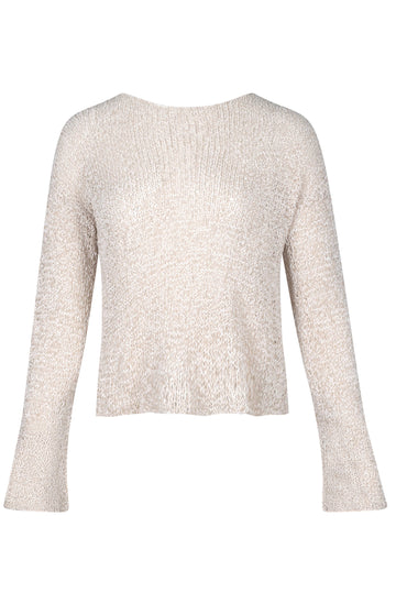 Stone Viscose Chenille knitted Jumper