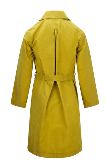 Lime Belted Raincoat