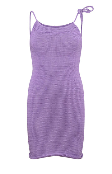 Jasmin Fitted Knit Dress With Scooped Back